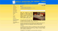 Desktop Screenshot of cappellasanmassimo.org