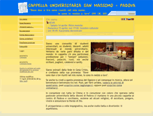 Tablet Screenshot of cappellasanmassimo.org